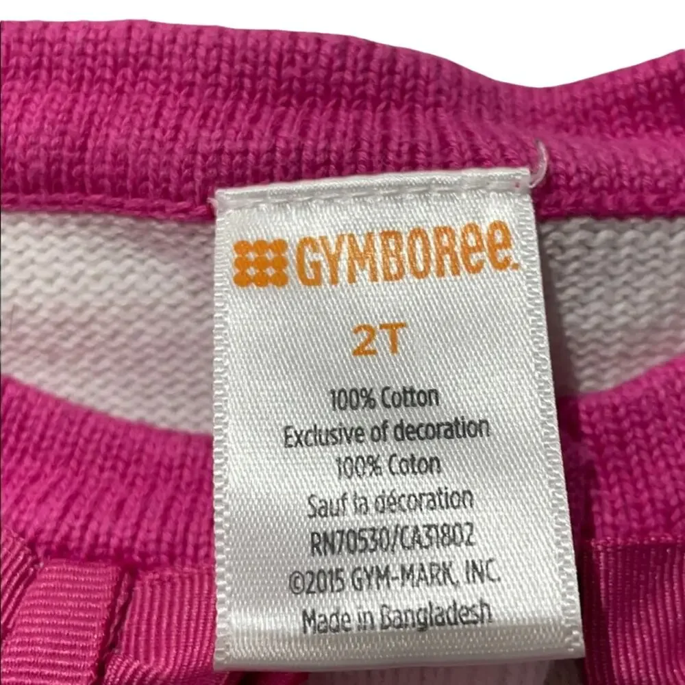 Gymboree 2t color block bow sweater worn once